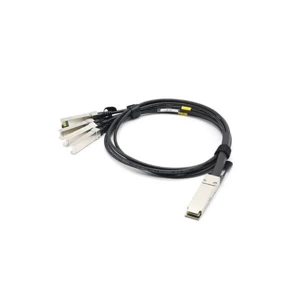 qsfp-4sfp25g-cu5m 100gbase qsfp to 4xsfp25g passive copper splitter cable, 5m
