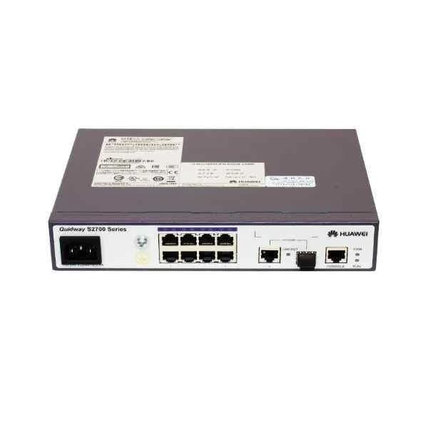 S2700-9TP-SI-AC Mainframe(8 Ethernet 10/100 ports, 1 dual-purpose 10/100/1000 or SFP, AC 110/220V)