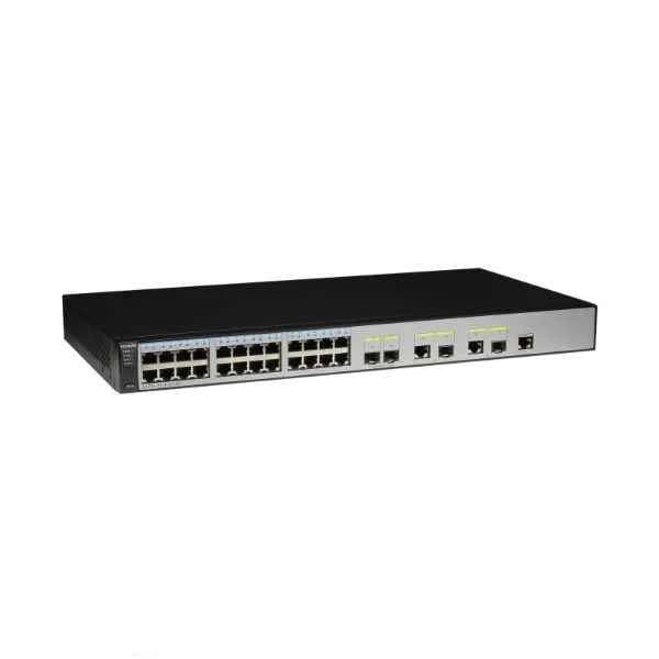s2720-28tp-ei huawei s2720-ei switch, 16  ethernet 10/100 base-tx ports, 8  ethernet 10/100/1000 base-t ports, 2  gig sfp ports, 2combo gig ports, ac 110/220v