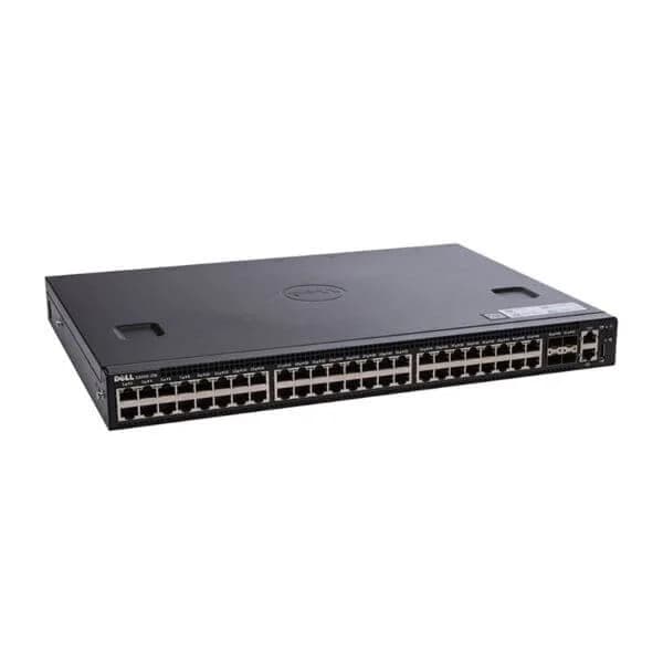 s3048-on dell networking s3048-on, 48x 1gbe, 4x sfp + 10gbe ports, stacking, airflow from io to psu, 1x ac psu, dnos 9
