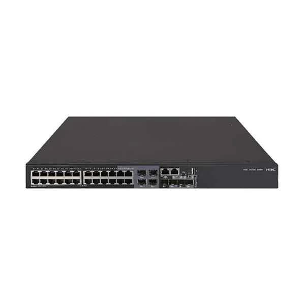 s5130s-28s-pwr-hi 24x10/100/1000base-t ethernet ports(poe+, 4 combo ports), 4x10g/1g base-x sfp+ ports; 2 power module slots