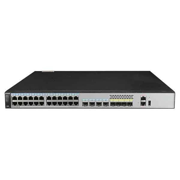 S5320-28X-SI-DC | S5320-28X-SI-DC (24 Ethernet 10/100/1000 ports,4 of which are dual-purpose 10/100/1000 or SFP,4 10 Gig SFP+,with 150W DC power supply)