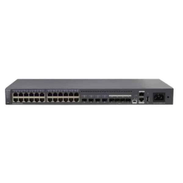 S5320-32P-EI-DC | S5320-32P-EI-DC(24 Ethernet 10/100/1000 ports,8 Gig SFP,DC -48V,front access)