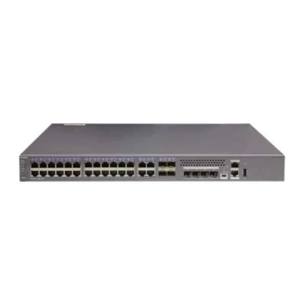 S5320-36C-EI-DC | S5320-36C-EI-DC(28 Ethernet 10/100/1000 ports,4 of which are dual-purpose 10/100/1000 or SFP,4 10 Gig SFP+, 1 interface slot,with 150W DC)