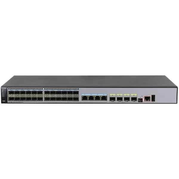 S5700-28X-LI-24S-DC | S5700-28X-LI-24S-DC(24 Gig SFP,4 of which are dual-purpose 10/100/1000 or SFP,4 10 Gig SFP+,DC -48V)