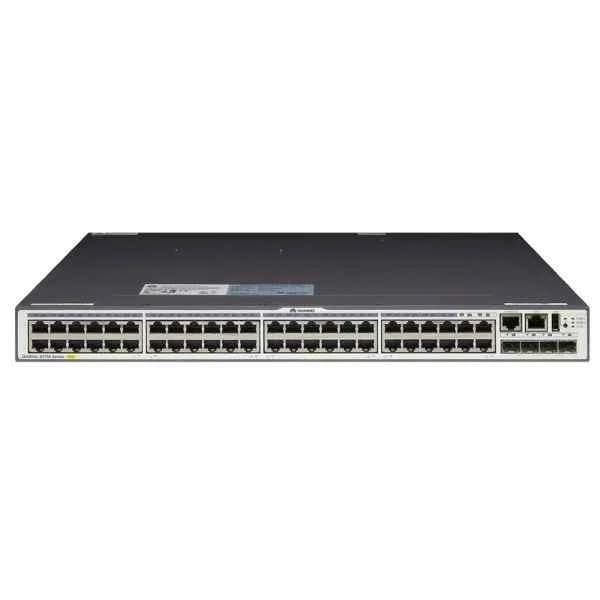 S5700-48TP-PWR-SI | 44 10/100/1000Base-T and 4 GE Combo, PoE, Dual Slots of power, Without Power Module