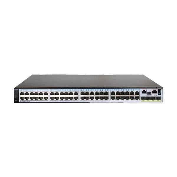 S5710-52C-PWR-EI-AC | S5710-52C-PWR-EI-AC(48 Ethernet 10/100/1000 PoE+ ports,4 10 Gig SFP+,with 2 interface slots,with 580W AC power supply)