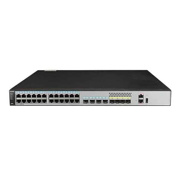 S5720-28X-SI-24S-DC | S5720-28X-SI-24S-DC(24 Gig SFP,8 of which are dual-purpose 10/100/1000 or SFP,4 10 Gig SFP+,DC -48V,front access)