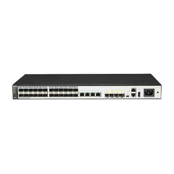 S5720-32X-EI-24S-DC | S5720-32X-EI-24S-DC (24 Gig SFP,4 Ethernet 10/100/1000 ports,4 10 Gig SFP+,DC -48V,front access)