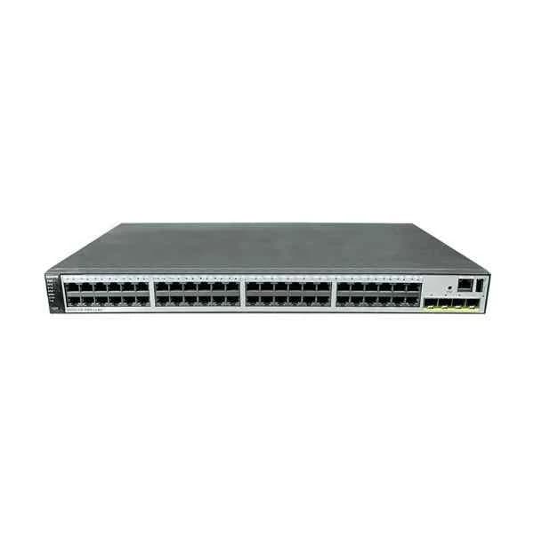 48 Ethernet 10/100/1000 ports, 4 Gig SFP, PoE+, 370W POE AC power support, Overseas