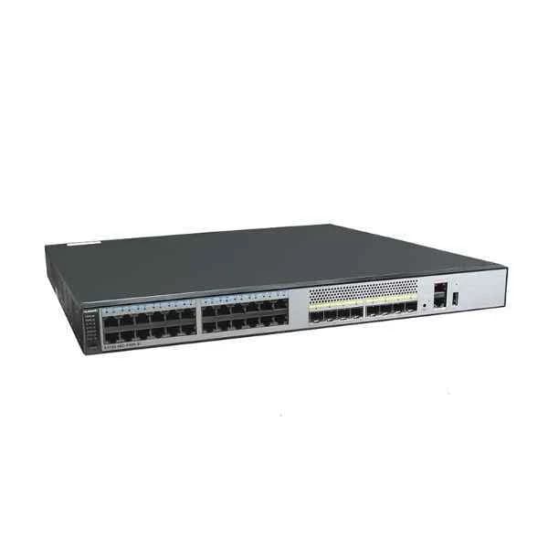 S5730-48C-PWR-SI-AC | S5730-48C-PWR-SI Bundle (24 x Ethernet 10/100/1,000 ports, 8 x 10 Gig SFP+, PoE+, with 1 interface slot, with 500W AC power supply)