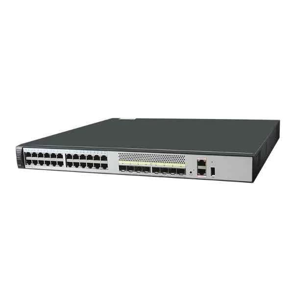 S5730-48C-SI-AC | S5730-48C-SI Bundle (24 x Ethernet 10/100/1,000 ports, 8 x 10 Gig SFP+, with 1 interface slot, with 150W AC power supply)