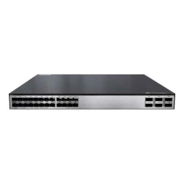 s6730-h24x6c huawei s6730-h24x6c (24*10ge sfp+ ports, 6*40ge qsfp28 ports, optional license for upgrade to 6*100ge qsfp28, without power module)