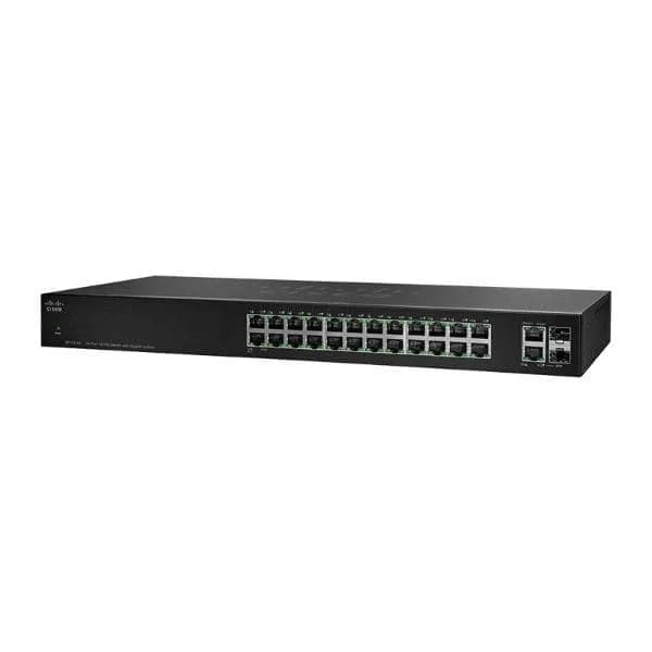 sf112-24 cisco sf112-24 24-port 10/100 + 2 mini-gbic & 2 ge uplink