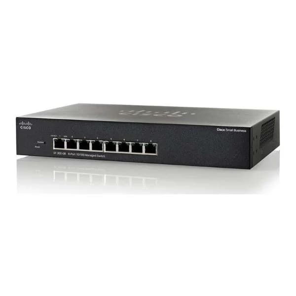 8 10/100 ports