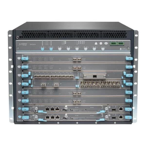 srx5600x-b10-ac srx5600x ac bundle with 2x spc3, 1x 40g/10g ioc3 card,1x enhanced mid plane base, including fans, ac power entry module, craft interface (srx5600x-base), 2x 3rd gen service processing card (srx5k-spc3), 1x 3rd gen io card (srx5k-mpc3-40g10g