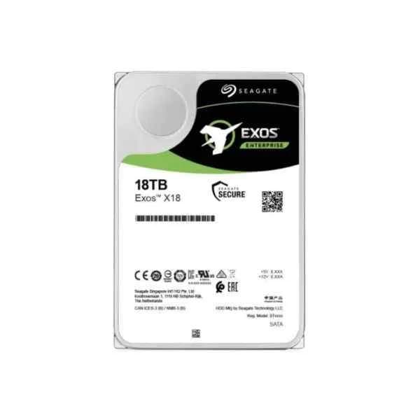 st18000nm004j 18tb exos x18 sas 7.2k rpm 3.5in