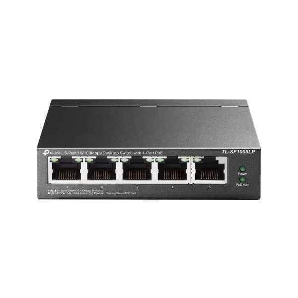 tl-sf1005lp tp-linktl-sf1005lp5-port10/100mbpsdesktopswitchwith4-portpoe-unmanaged-fastethernet(10/100)-poweroverethernet(poe)(tl-sf1005lp)