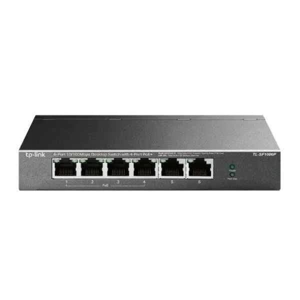 tl-sf1006p 6port 10/100mbps desktop switch with 4port poe+