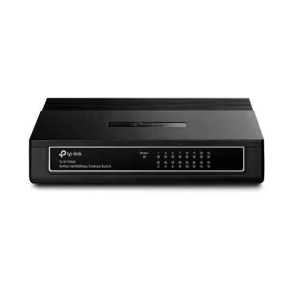 tl-sf1016d tl-sf1016d desktop 16port 10/ 100 standalone rj45 w/ plastic case