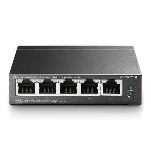 tl-sg1005p 5port desktop switch with 4port poe