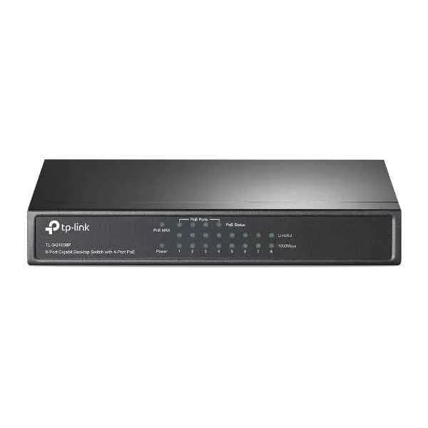 8PORT GIGABIT POE SWITCH DESKTOP POE SWITCH STEEL CASE