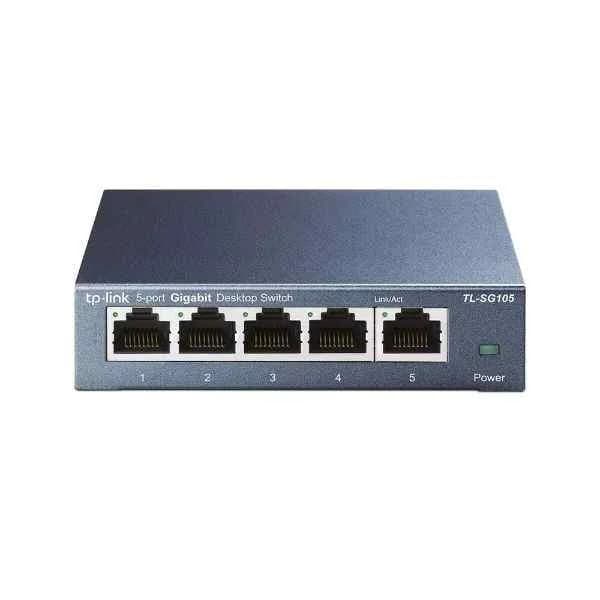 5PORT GIGABIT DESKTOP SWITCH STEEL DESIGN DESKTOP/WALL-MOUNTING