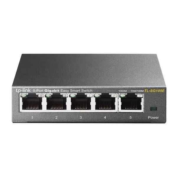tl-sg105e 5port 10/100/1000 gigabit easy smart switch