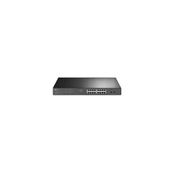 tl-sg1218mpe 16port gigabit easy smart poe+ switch with 2 sfp slots