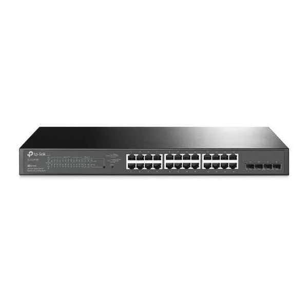 tl-sg2428p jetstream 28-port gigabit smart switch with 24-port poe+