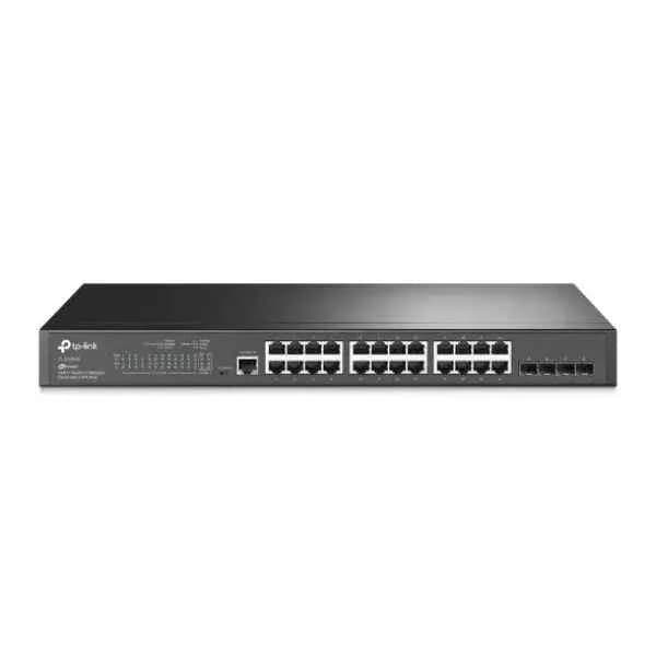 tl-sg3428 jetstream 24-port gigabit l2 managed switch with 4 sfp slots