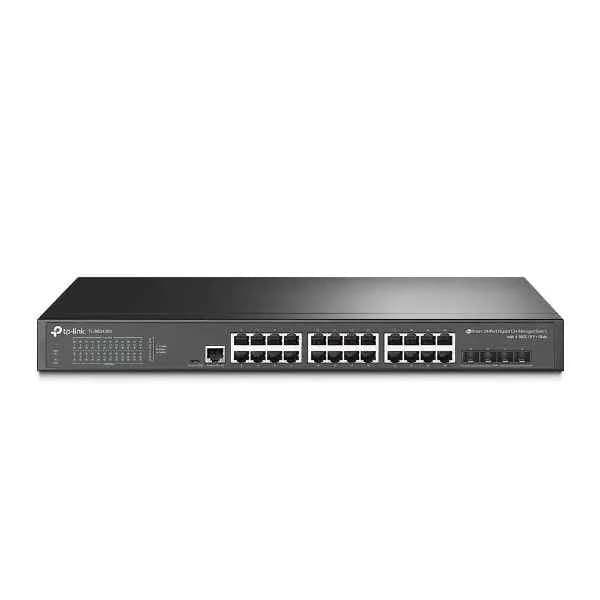 tl-sg3428x jetstream 24-port gigabit l2+ managed switch w/ 4 10ge sfp+ slots
