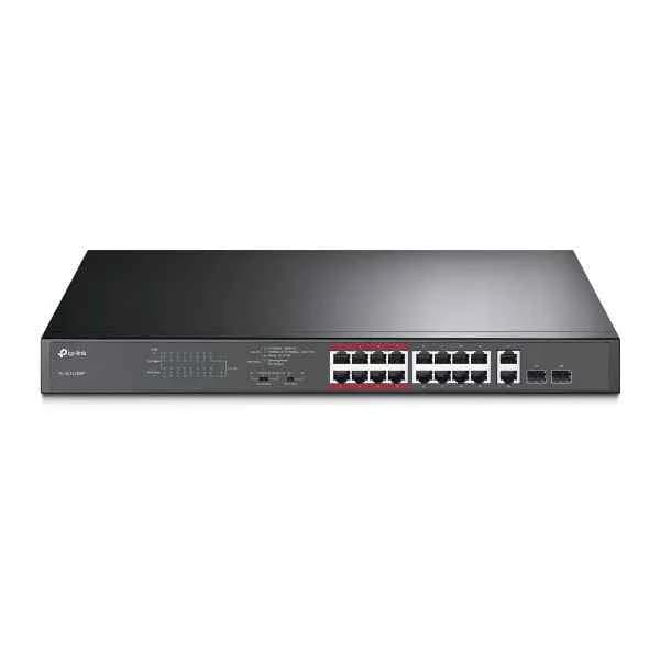 tl-sl1218mp 16port jetstream 10/100mbps 2port gigabit unmanaged poe switch