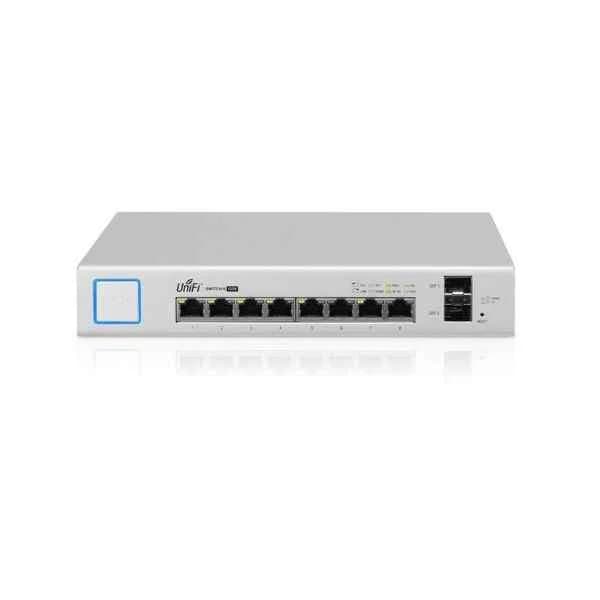 UBNT UniFi US-8-150W Enterprise PoE 8-Port Managed PoE Gigabit Switch 