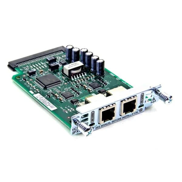 vic2-2fxs two-port voice interface card - fxo (universal)
