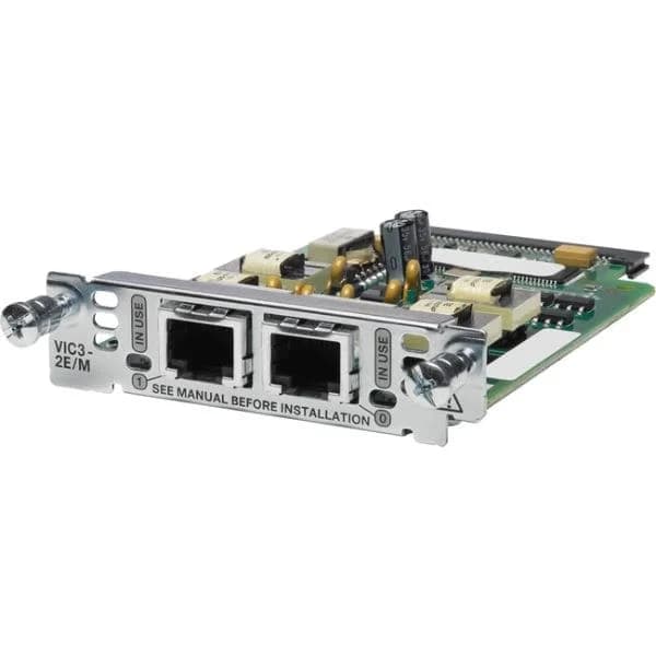 vic3-2e/m two-port voice interface card - bri (nt and te)
