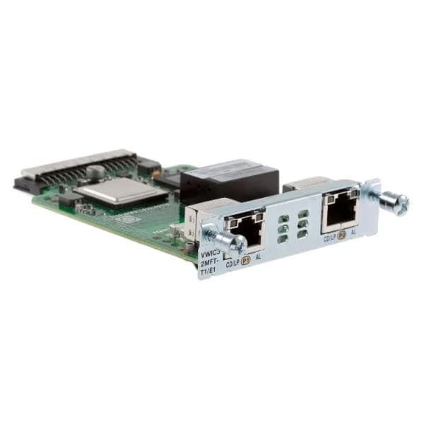 vwic2-2mft-t1/e1 2-port 2nd gen multiflex trunk voice/wan int. card - t1/e1
