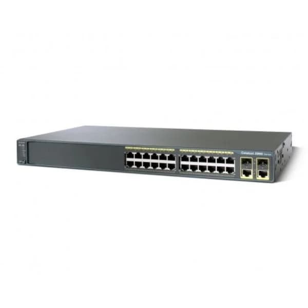 ws-c2960+24lc-l catalyst 2960 plus 24 10/100 (8 poe) + 2 t/sfp lan base