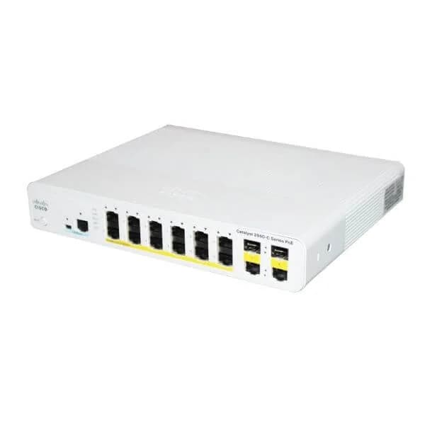 ws-c2960c-12pc-l catalyst 2960c switch 12 fe poe, 2 x dual uplink, lan base