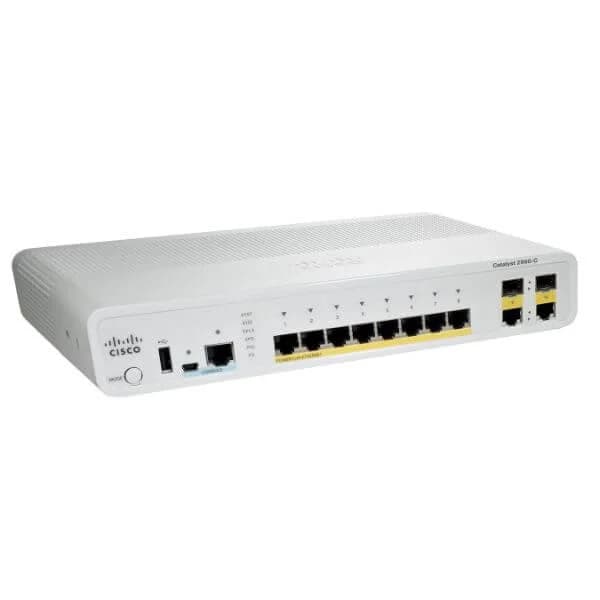 ws-c2960c-8pc-l catalyst 2960c switch 8 fe poe, 2 x dual uplink, lan base