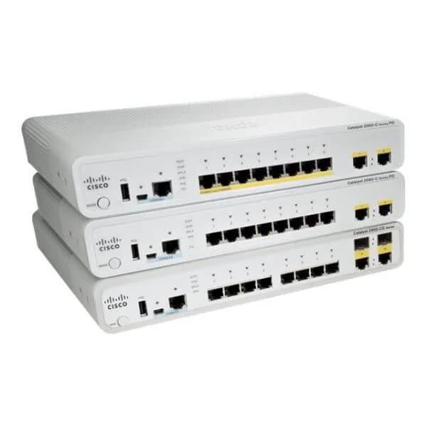 Catalyst 2960C Switch 8 GE, 2 x Dual Uplink, LAN Base