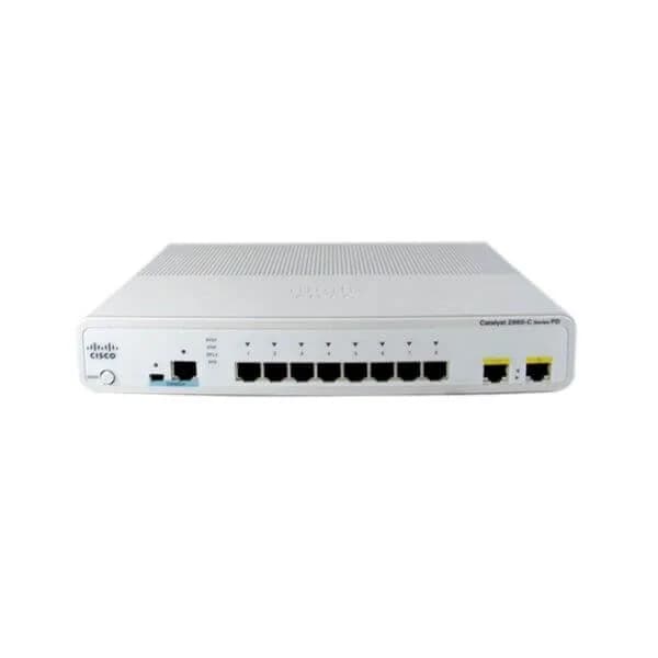 ws-c2960cpd-8tt-l catalyst 2960c pd switch 8 fe, 2 x 1g, poe+ lan base