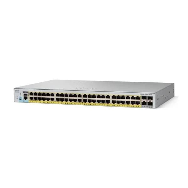 ws-c2960l-48pq-ll catalyst 2960l 48 port gige poe+, 4x10g sfp+, lan lite 