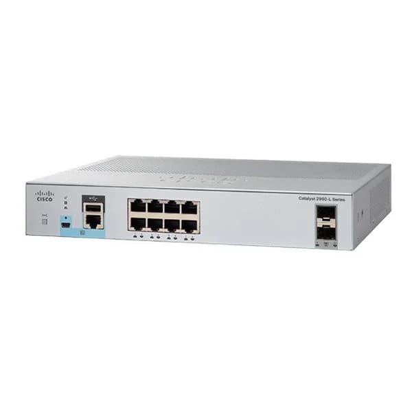 ws-c2960l-8ts-ll catalyst 2960l 8 port gige, 2 x 1g sfp, lan lite 