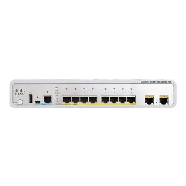 ws-c3560cpd-8pt-s catalyst 3560c pd 8port pse switch gbe poe 2x1gb ip base