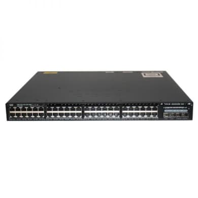 Cisco Catalyst 3650 48 Port Full PoE 2x10G Uplink LAN Base