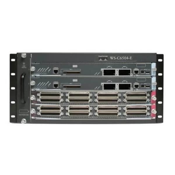 ws-c6504-e catalyst 6500 enhanced 4-slot chassis, 5ru, no ps, no fan tray