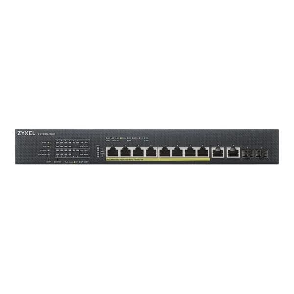 XS1930-12HP, 8-port Multi-Gigabit Smart Managed PoE 375Watt 802.3BT Switch, 2x 10GbE, 2 SFP+ Uplink
