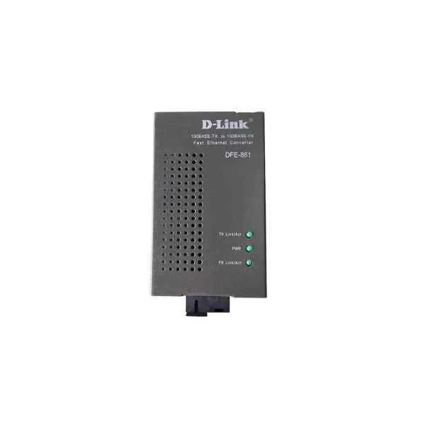 D-Link 1 port 10/100Base-TX to 100Base-FX 100M Ethernet photoelectric converter, single-mode single-fiber, SC interface, TX: 1310/RX: 1550nm, maximum transmission 20km, need to be used in pairs