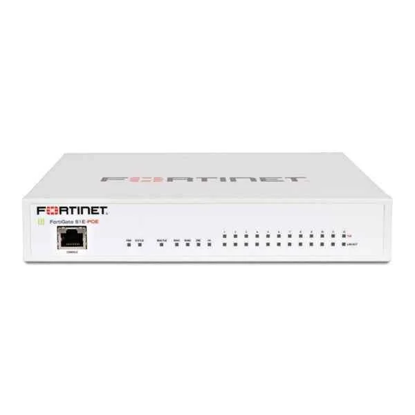 FortiGate-81E-POE, Hardware plus ASE FortiCare and FortiGuard 360 Protection